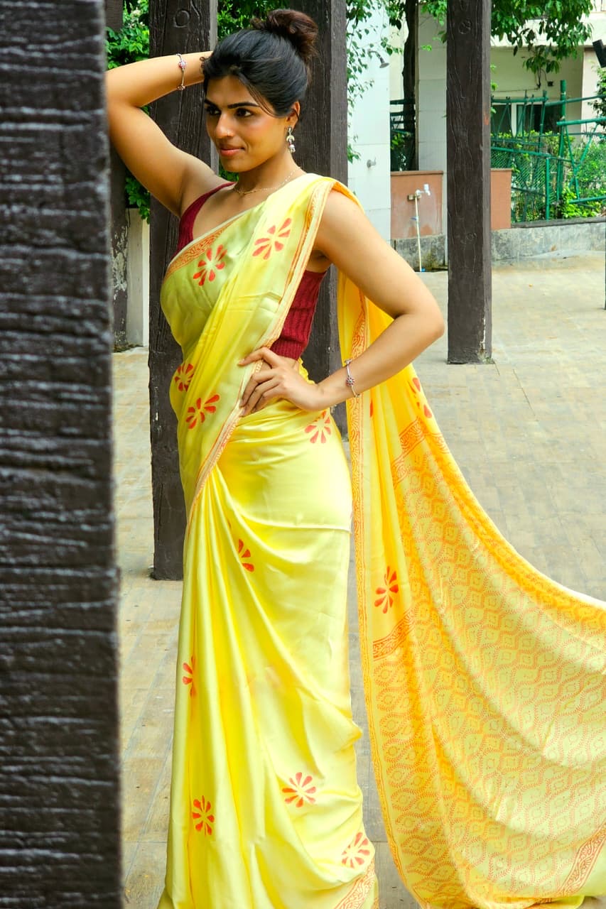 Peeli Bahaar Saree