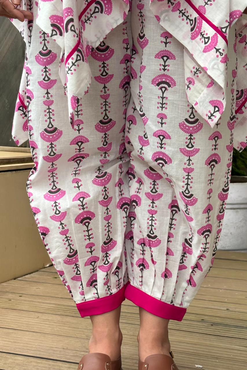 Pink Drama Cord Co-ord