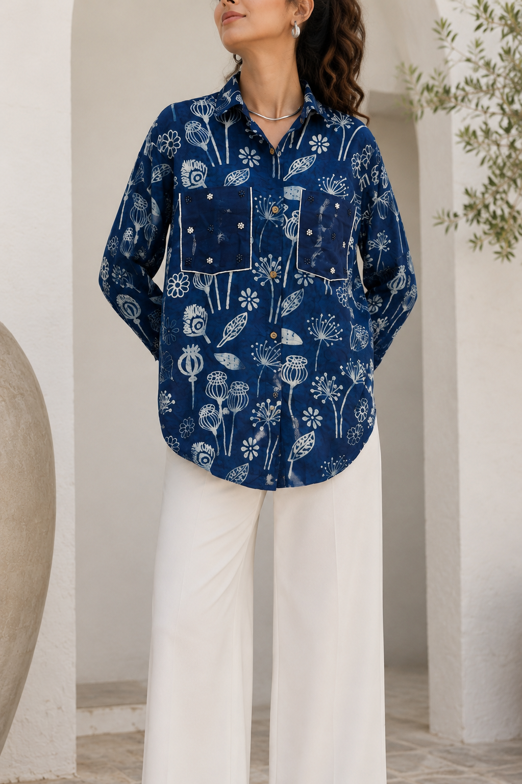Wildflower Embroidered Shirt